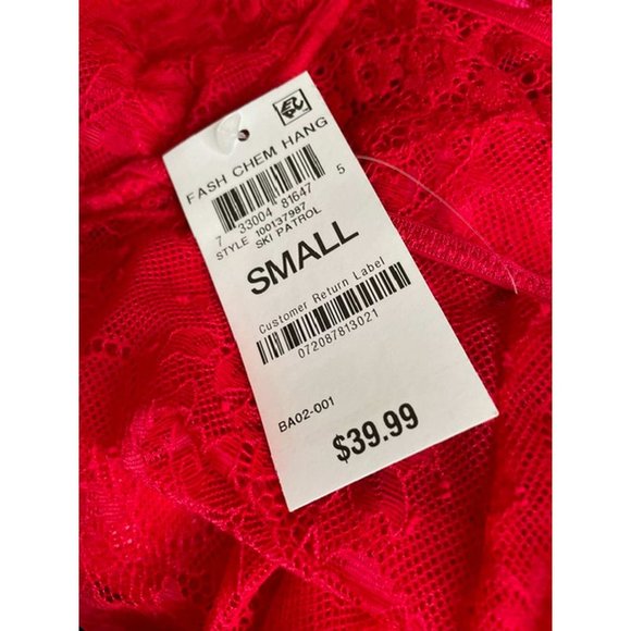 INC International Concepts Lace Cupped Chemise Lingerie Nightgown SMALL (1123) - Picture 6 of 8